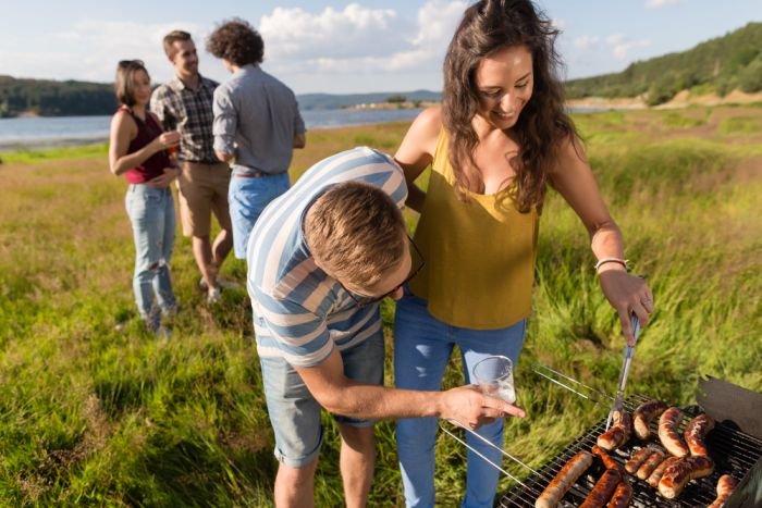 Host a Summer Cookout Together So You Can Meet Each Other’s Friends 